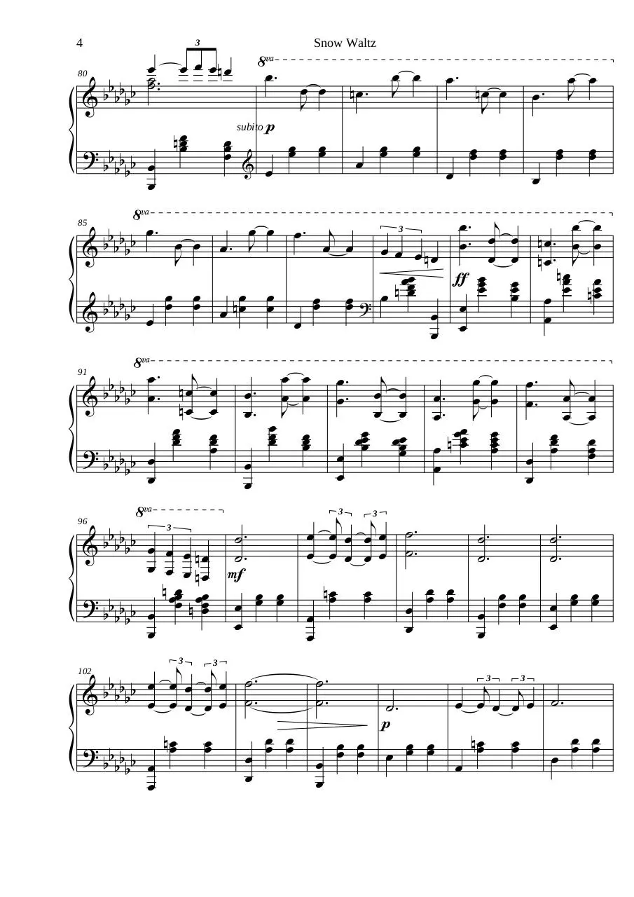 Page 4 of 5, Snow Waltz