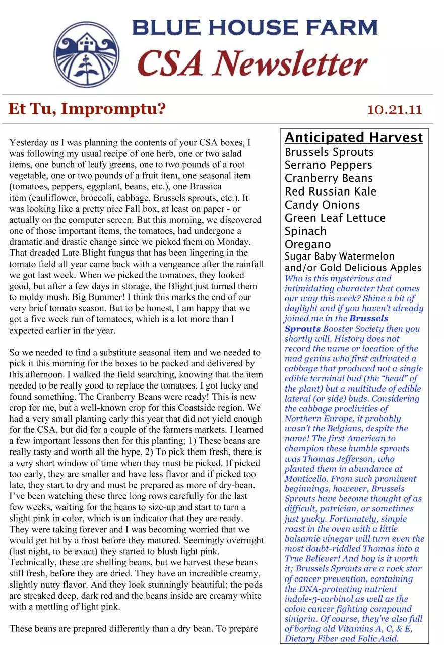 Page 1 of 2, 10.21 Newsletter