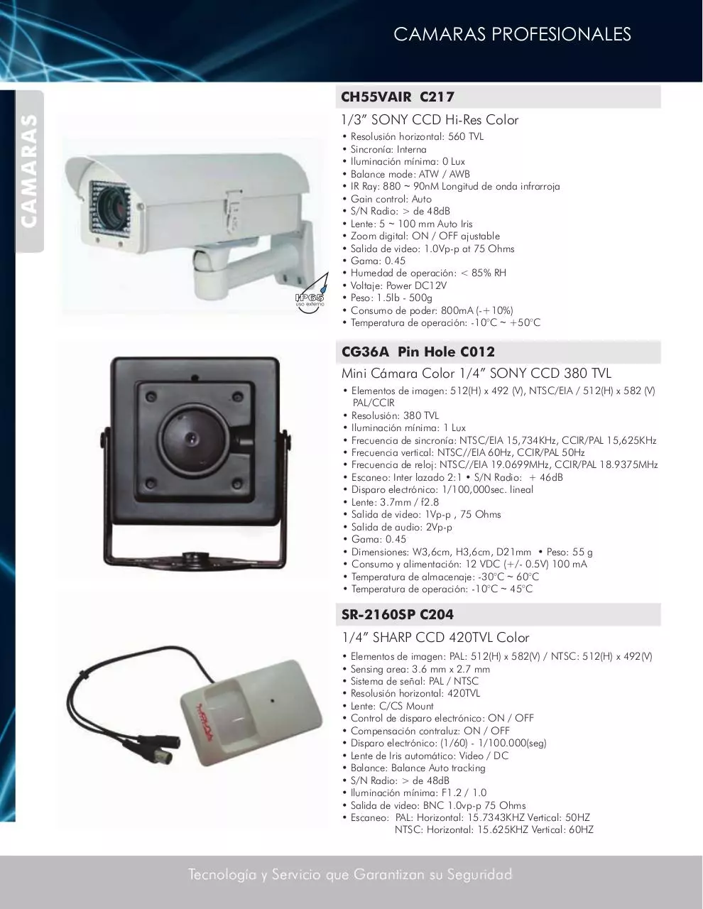 Page 3 of 53, CATALOGO CCTV 2011 2