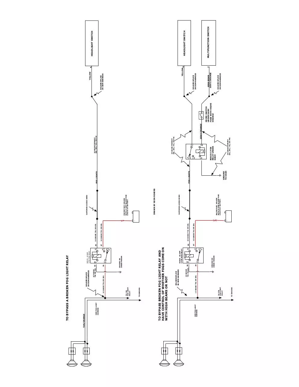 Page 1 of 1, FOG LIGHT RELAYS AND BYPASS