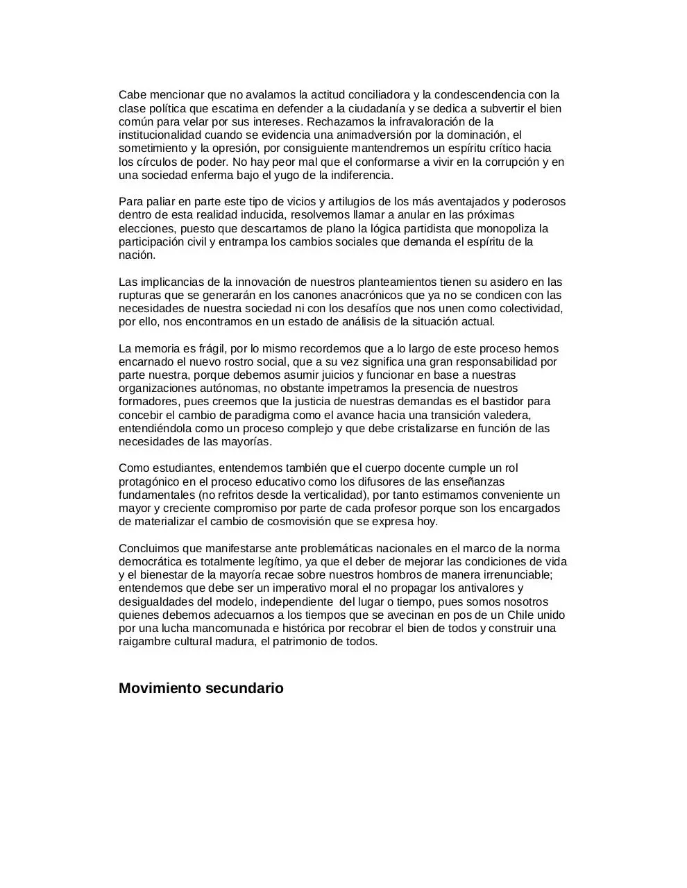 Page 2 of 2, cartaabiertaaloschilenos