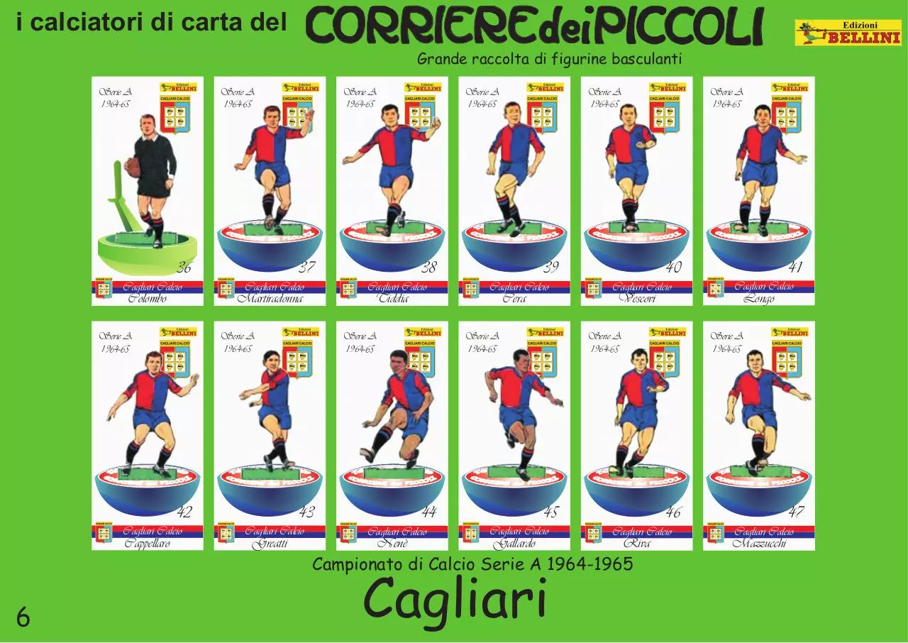 Page 1 of 1, figurine cagliari
