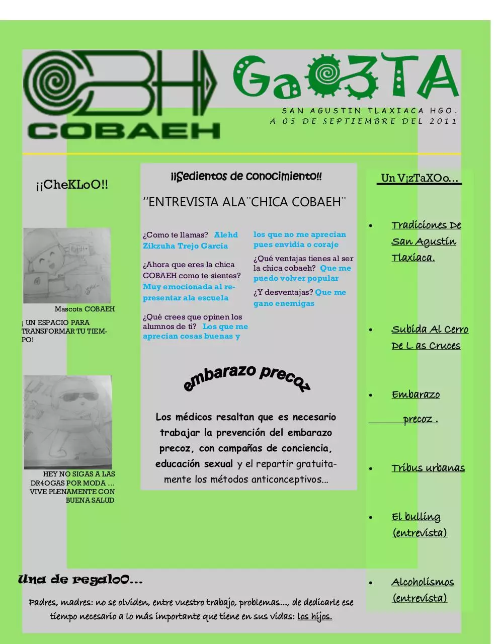 Page 1 of 9, gaceta numero2