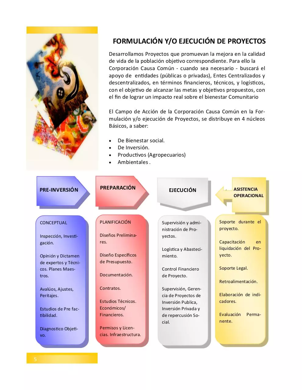 Page 5 of 9, Portafolio de Servicios