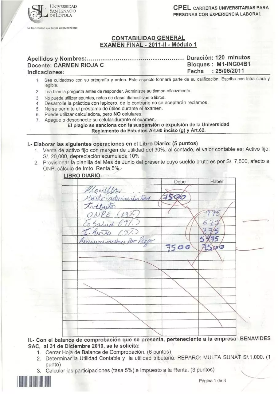 Page 1 of 3, CONTA FINAL 2011 2