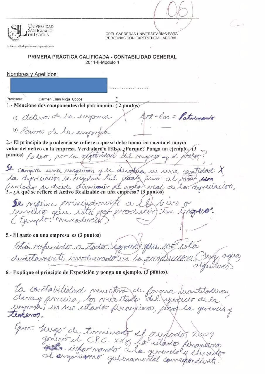 Page 1 of 2, CONTA PC1 2011 2