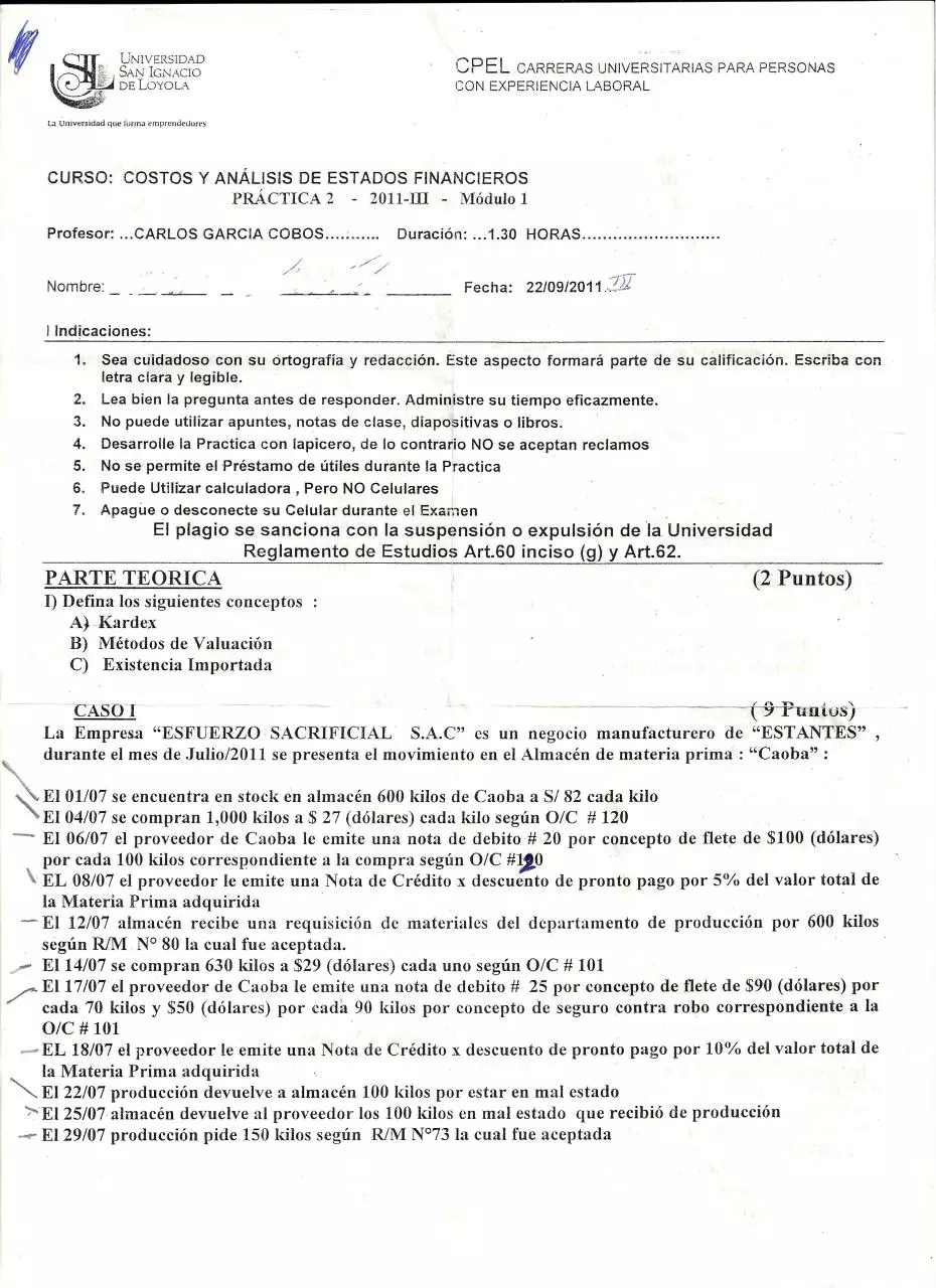 Page 1 of 2, COSTSOS PC 2 2011 3