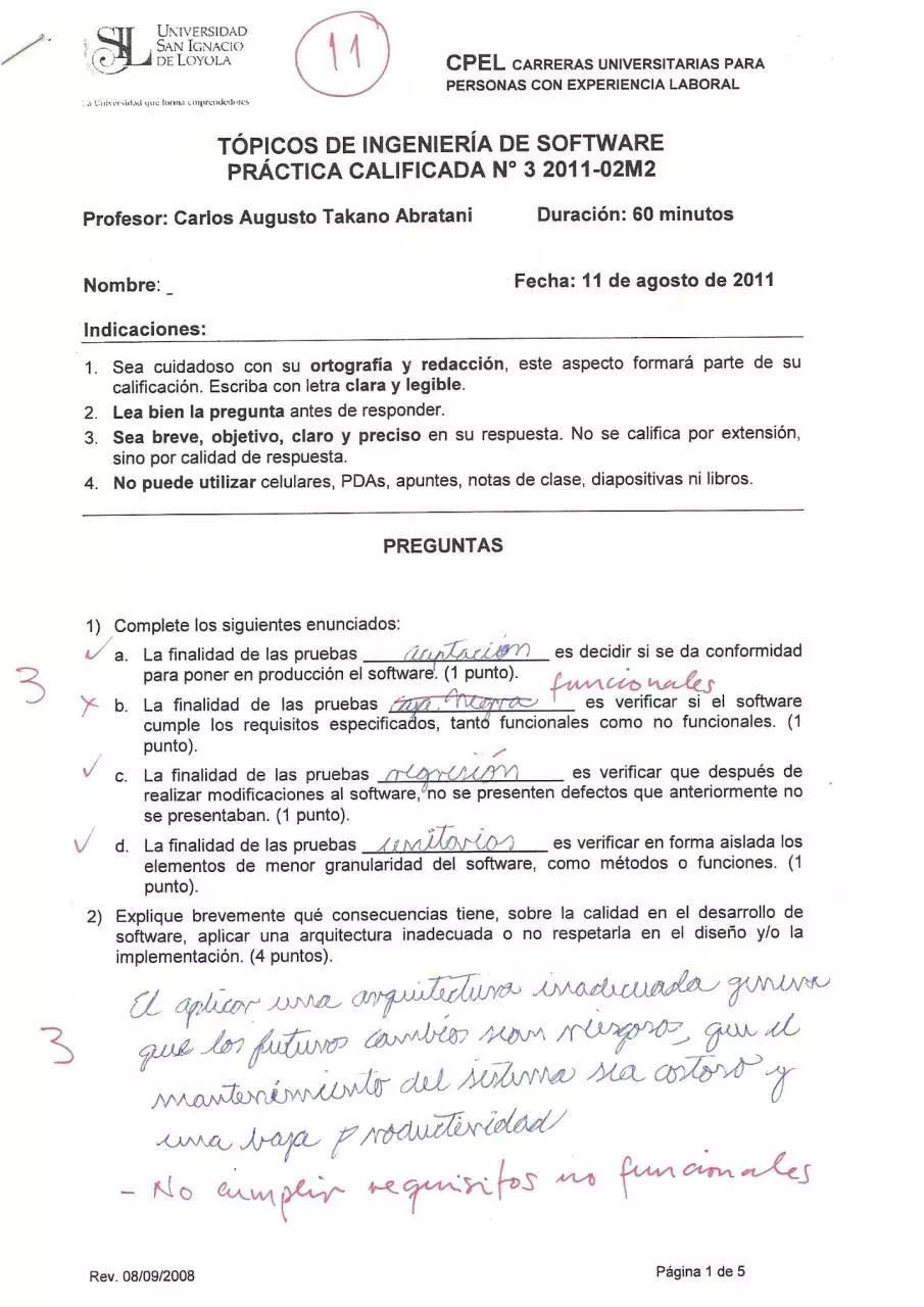 Page 1 of 4, SOFTWARE PC 3 2011 2