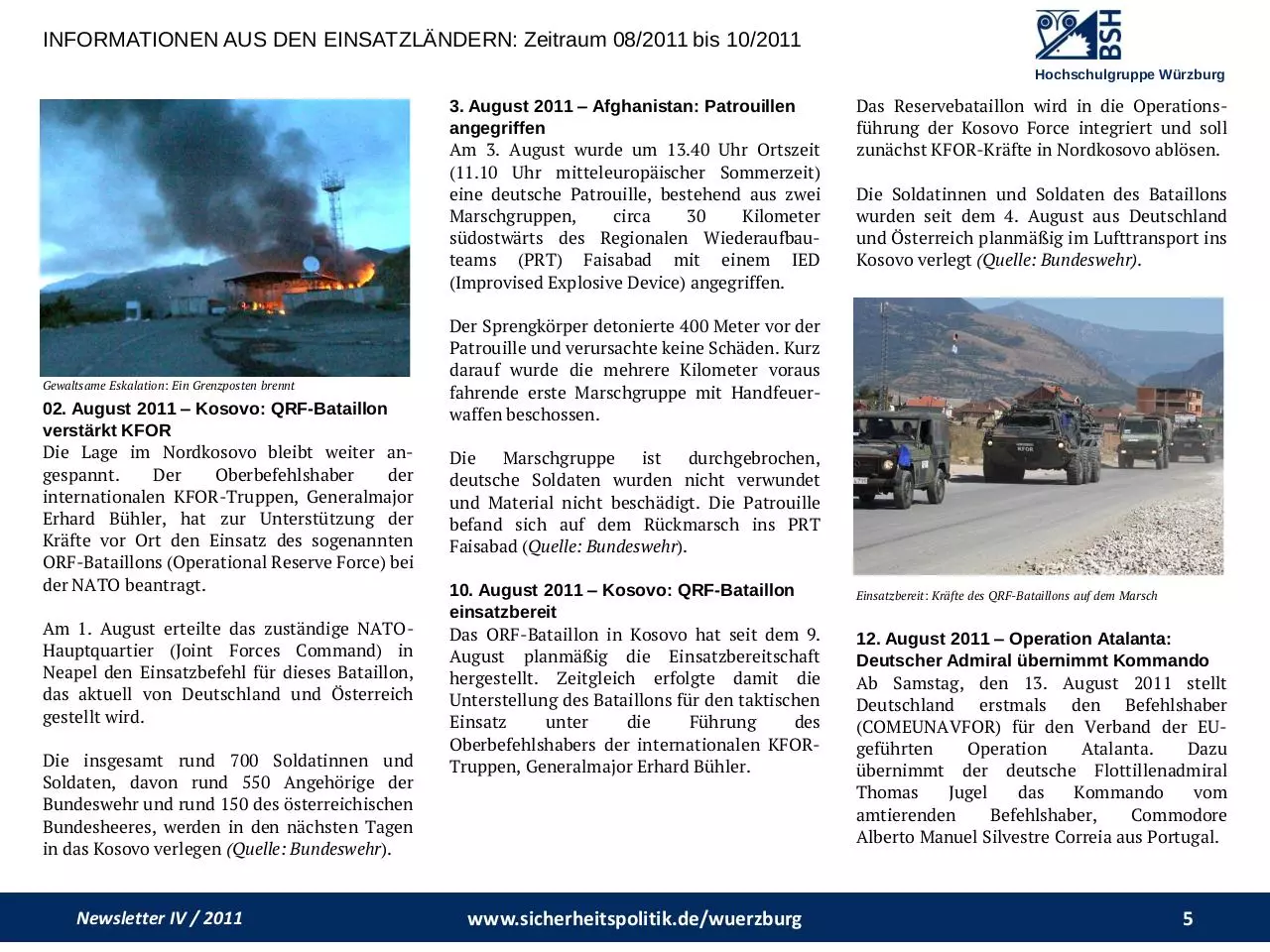 Page 5 of 22, Newsletter 04 2011