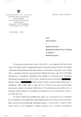 Page 1, K i Ch odpowiedz na wniosek o kasację