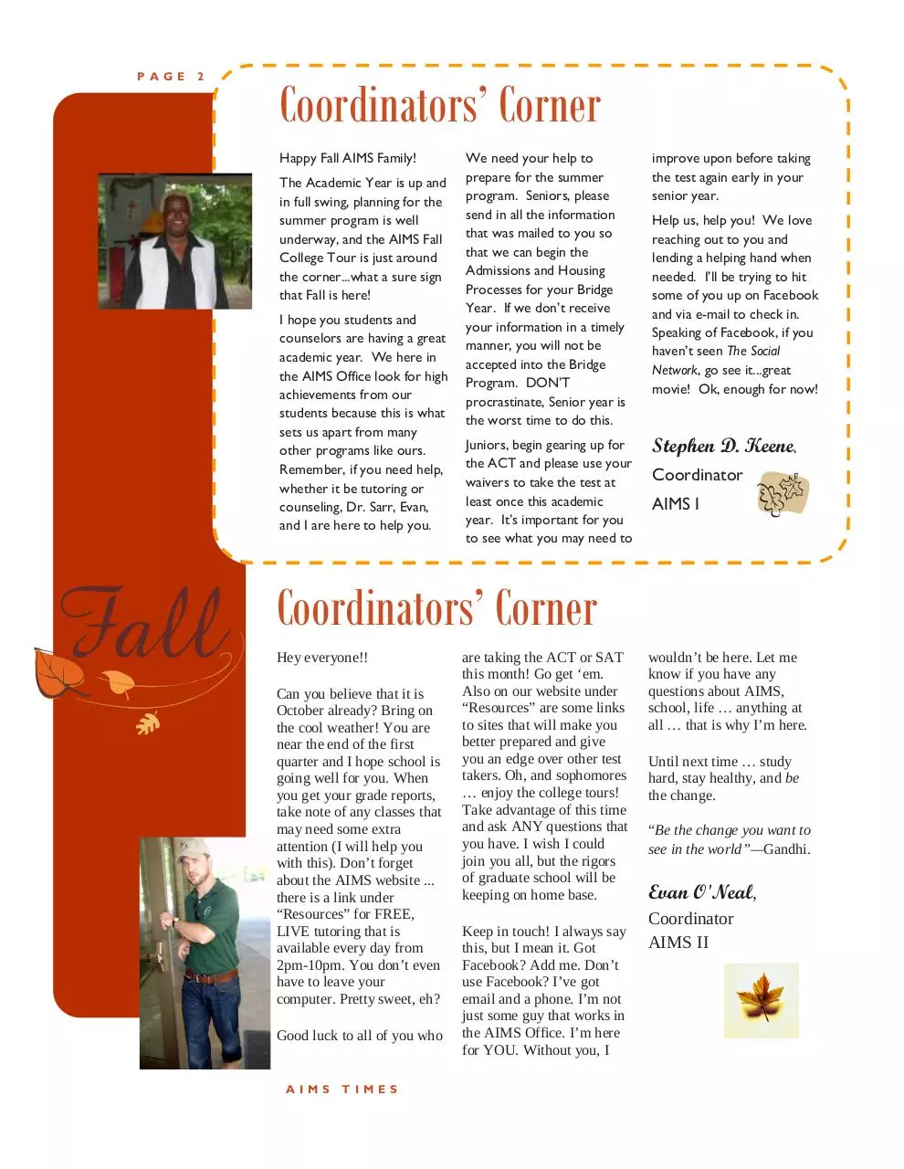 Page 2 of 6, OCTOBER NEWS 2010