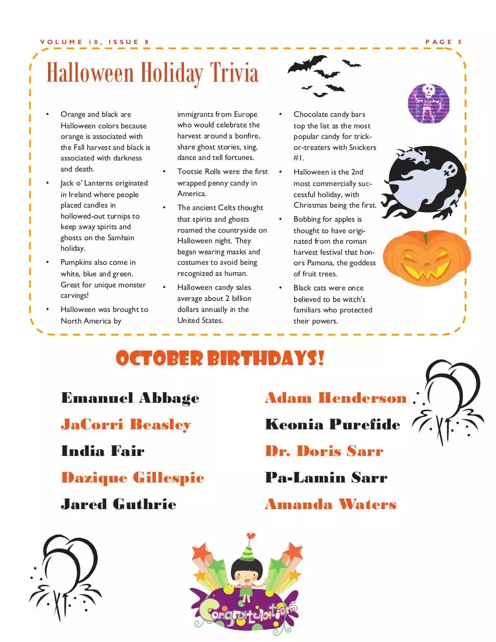 Page 5 of 6, OCTOBER NEWS 2010
