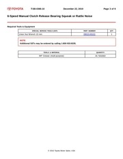 Page 3, clutch bearing TSB