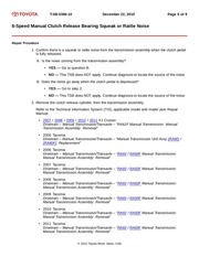 Page 5, clutch bearing TSB