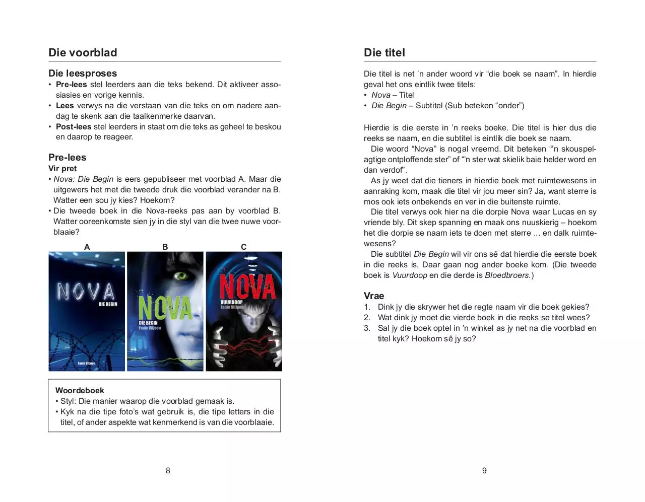 Page 5 of 39, Nova Studiegids inside