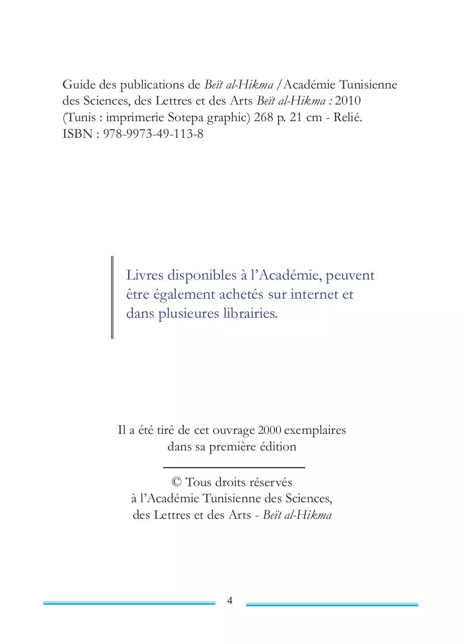 Page 4 of 268, Publication fr