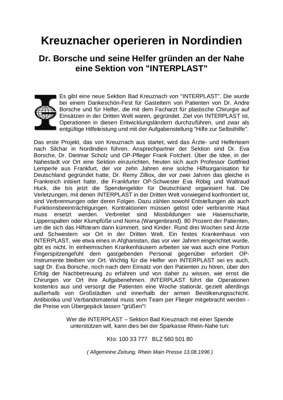 Page 1 of 1, Kreuznacher operieren in Nordindien