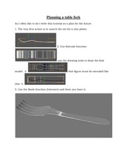 Page 1, table fork
