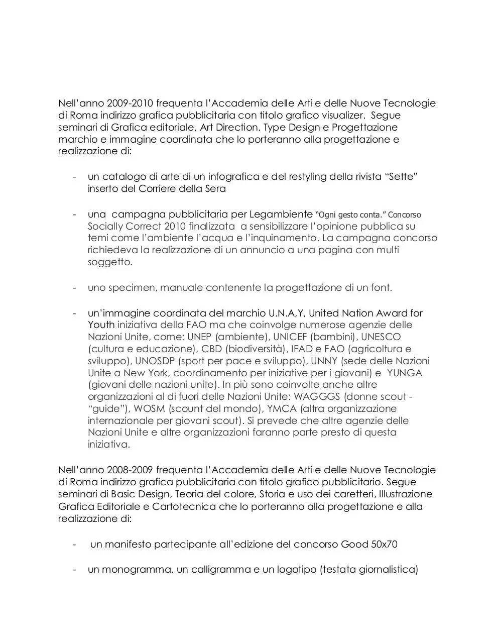 Page 2 of 4, Barba Valerio Curriculum