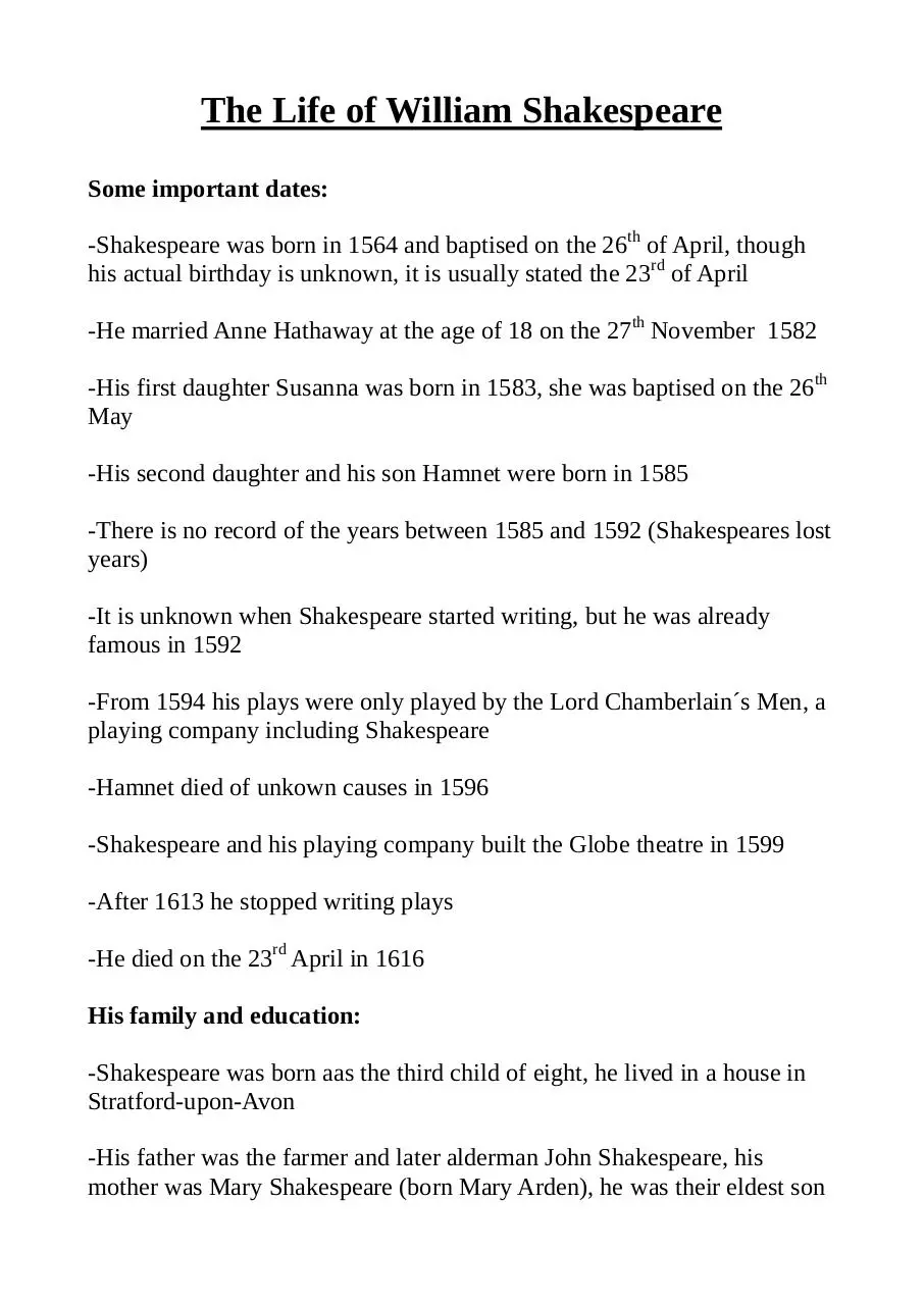 Page 1 of 2, Shakespeare (Überarbeitet)