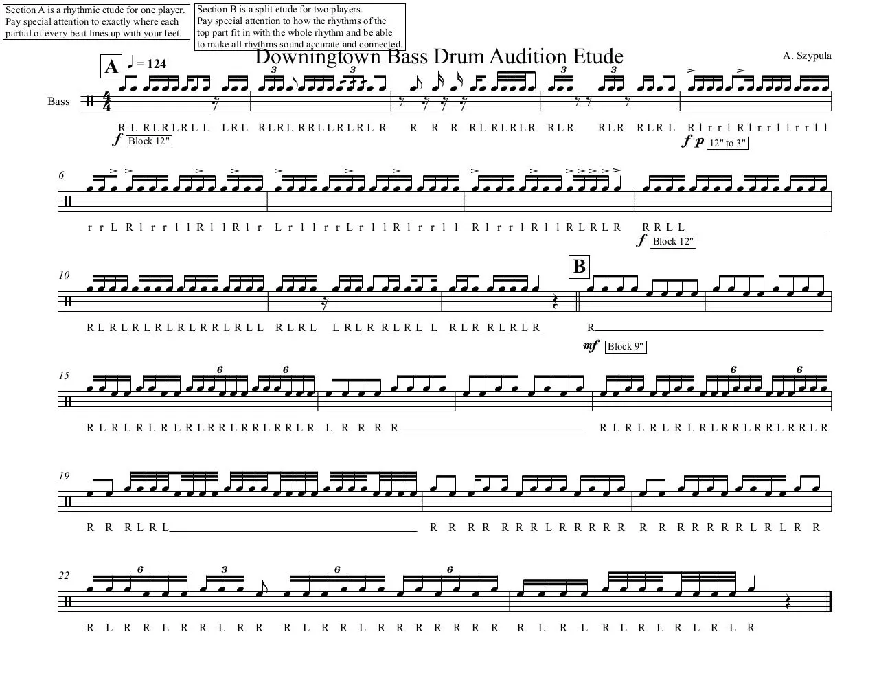 Page 1 of 1, Downingtown Bass Drum Audition