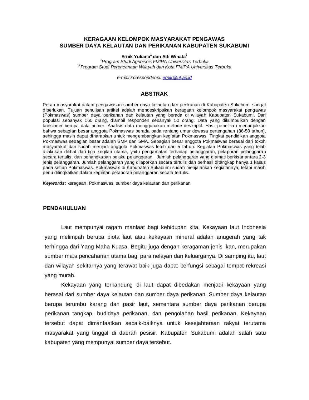 Page 1 of 11, 71 Ernik Yuliana dan Adi Winata