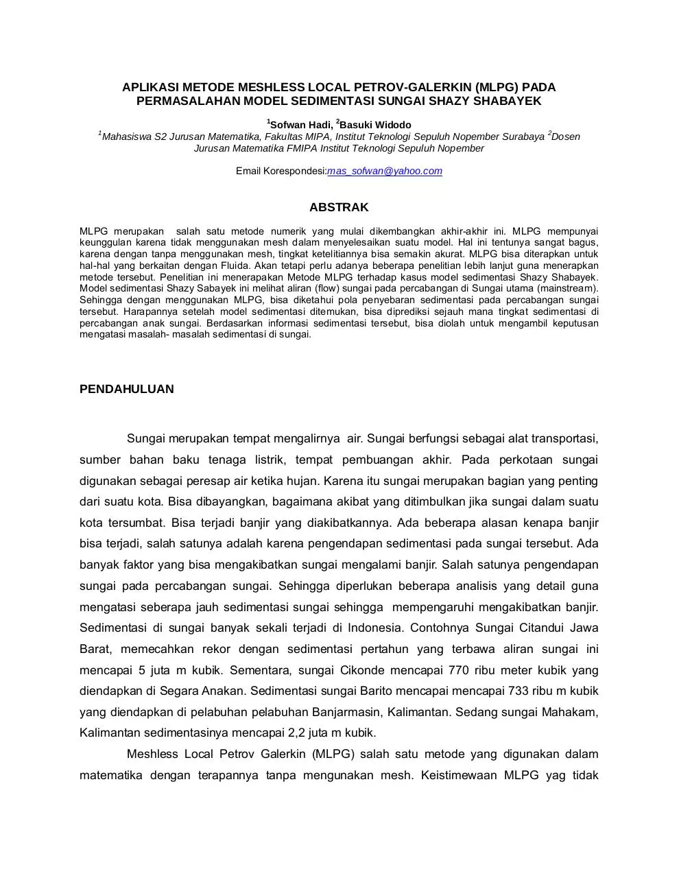 Page 1 of 9, 77 Sofwan Hadi, Basuki Widodo