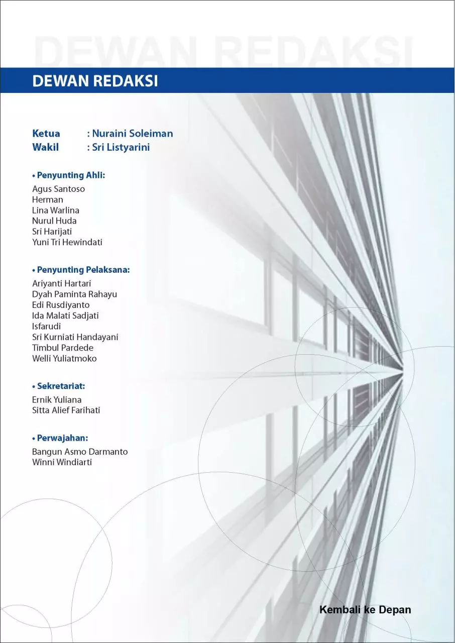 Page 1 of 1, Dewan Redaksi