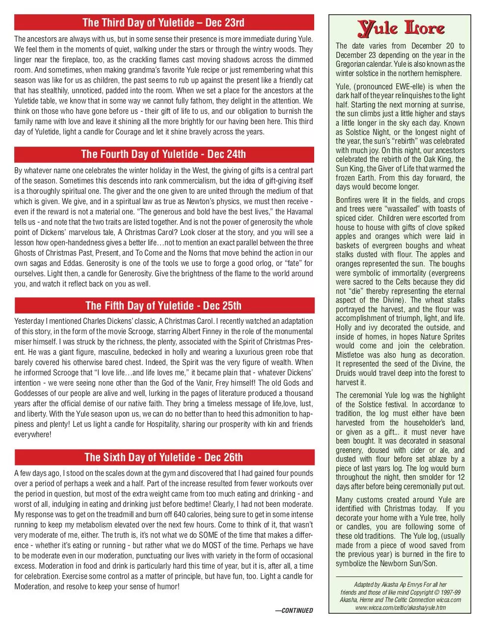 Page 2 of 3, twelvedaysofyule