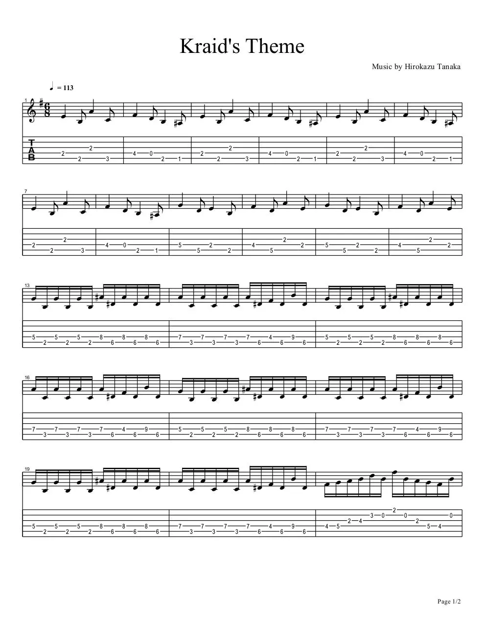 Page 1 of 2, kraid