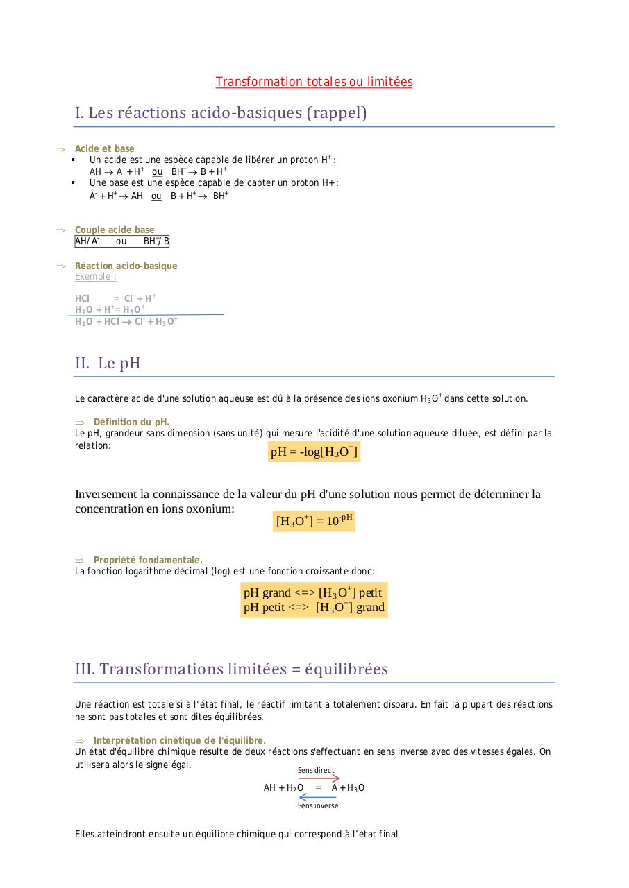 Document preview Transformations totales ou limitÃ©es.pdf - page 1/2