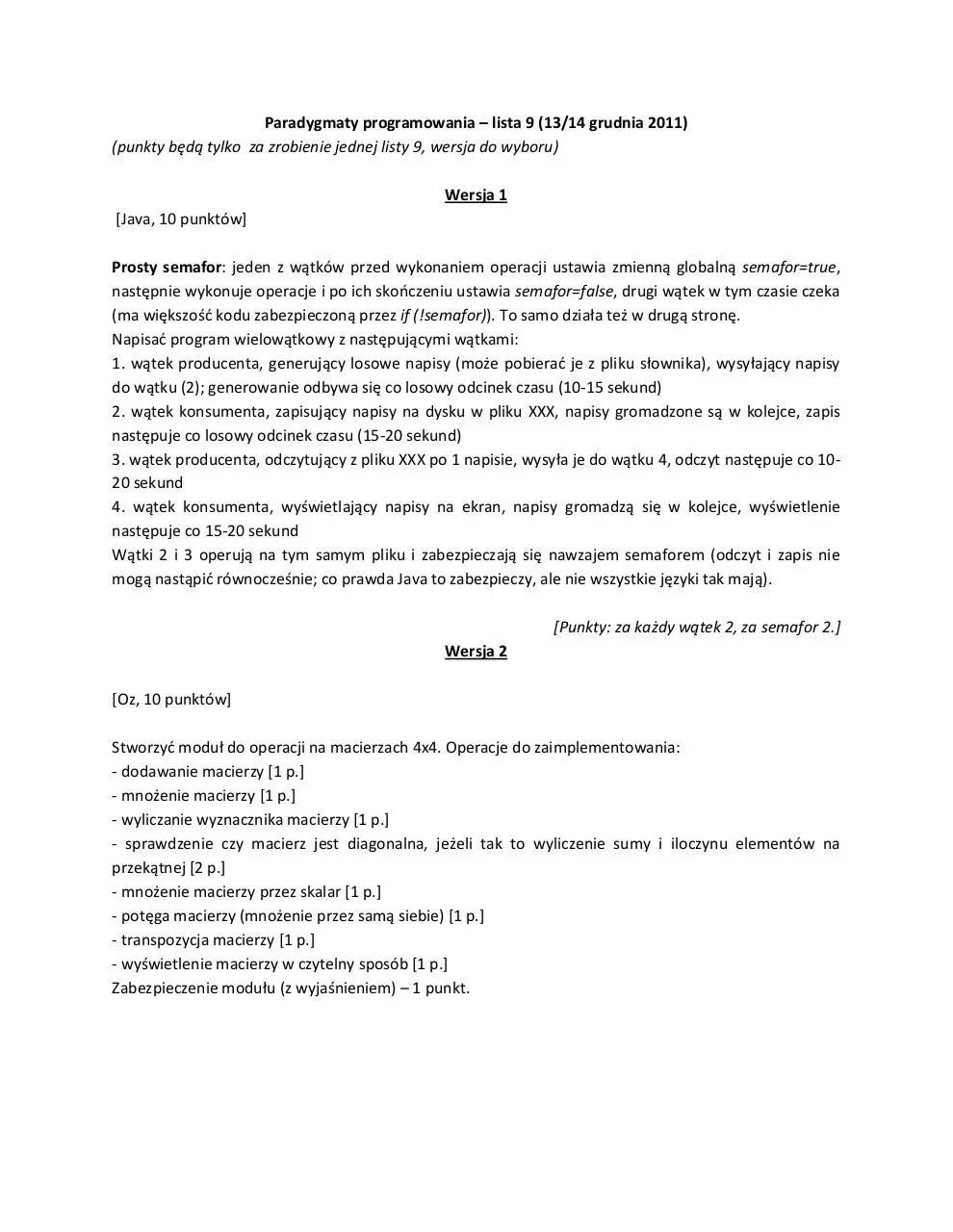 Page 1 of 1, Lista9ABC