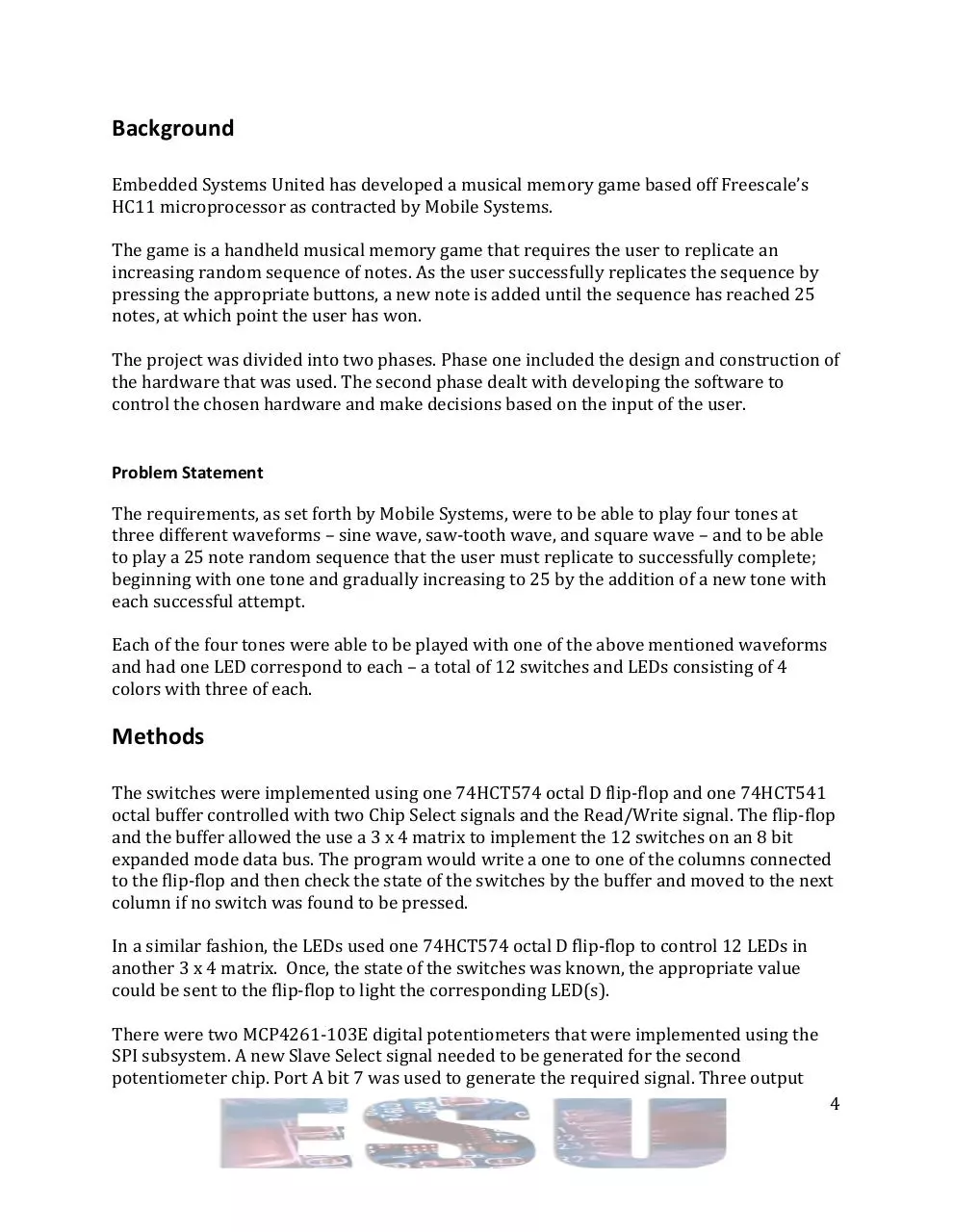 Page 5 of 11, Completion Report