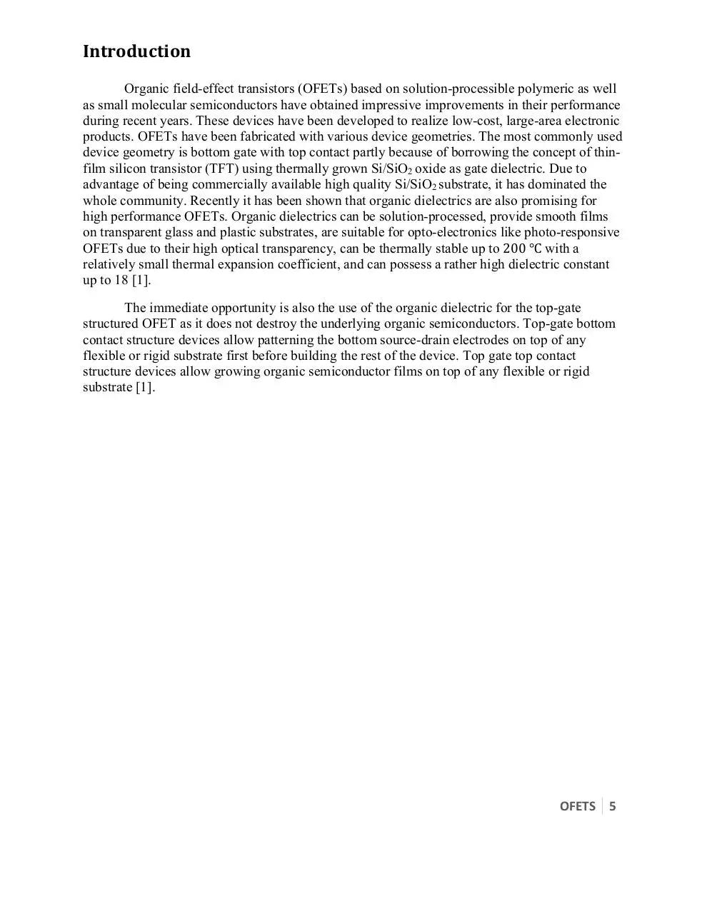 Page 5 of 43, Organic Electronics