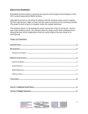 Page 3, Progress Report Example