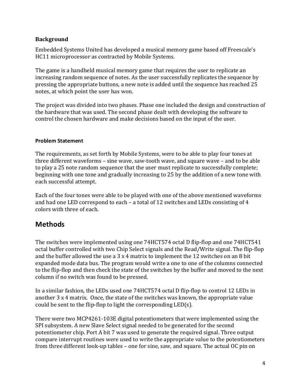 Page 5 of 15, Completion Report Example