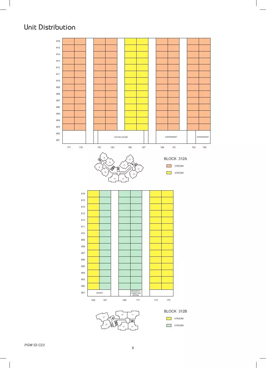 Page 2 of 28, Punggol Parcvista Maps&Plans
