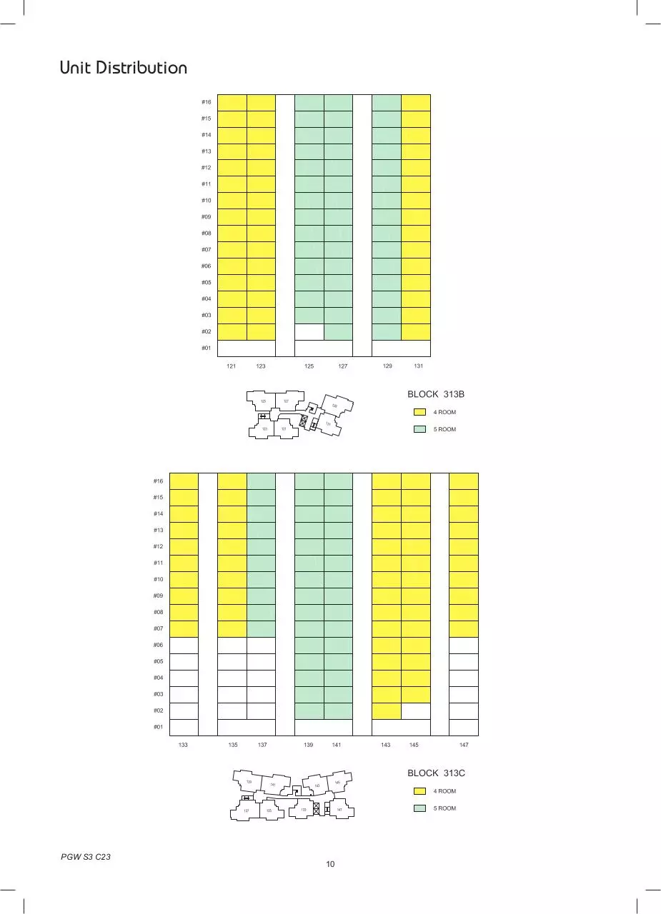 Page 4 of 28, Punggol Parcvista Maps&Plans