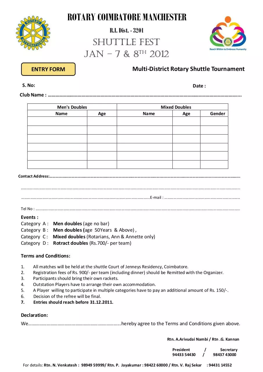 Page 1 of 1, shuttle 12