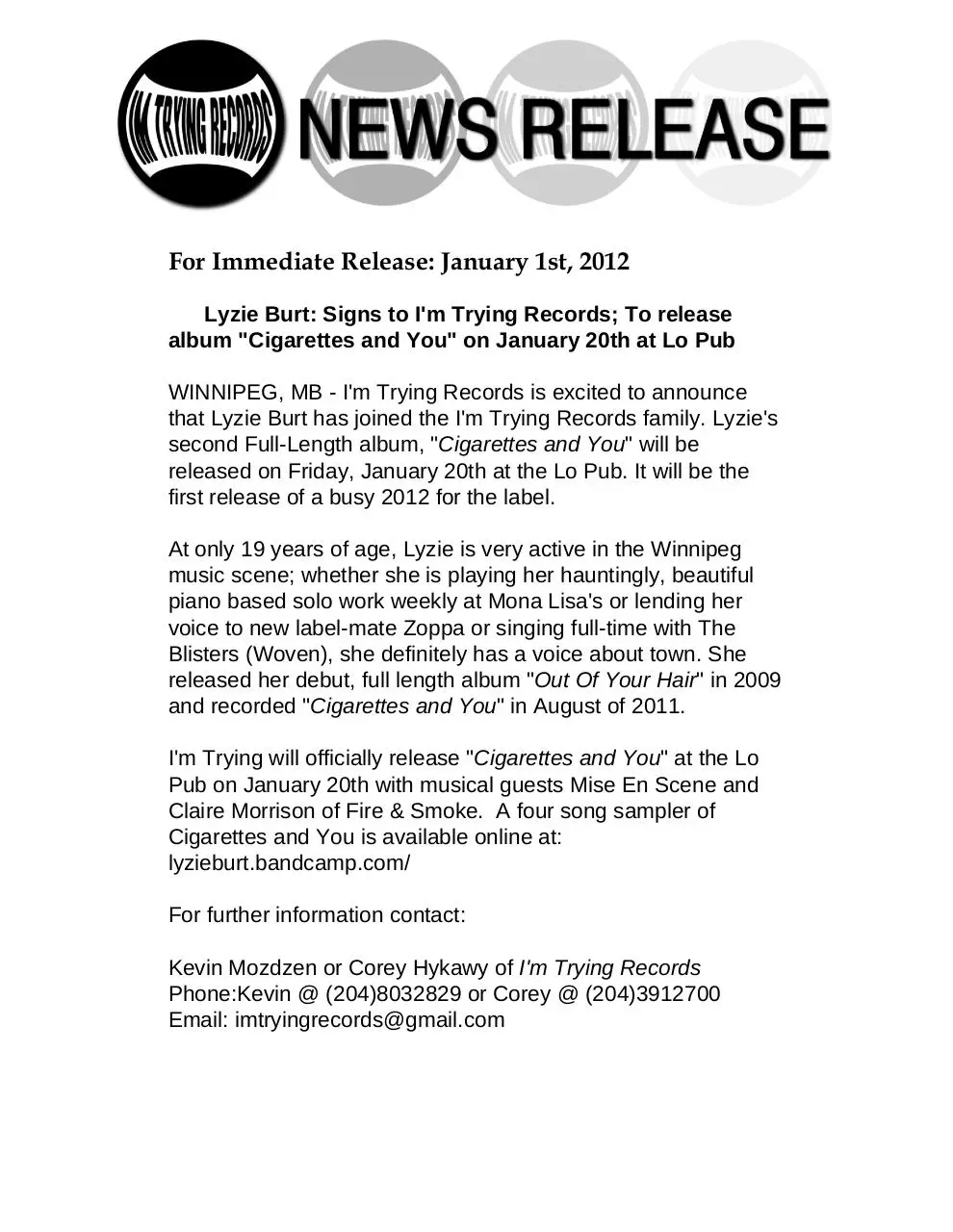 Page 1 of 1, Lyzieblurt