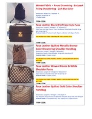 Page 2, ASSORTED FASHION HANDBAGS