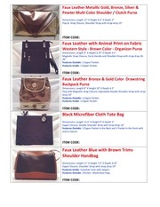 Page 3, ASSORTED FASHION HANDBAGS