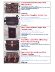 Page 4, ASSORTED FASHION HANDBAGS