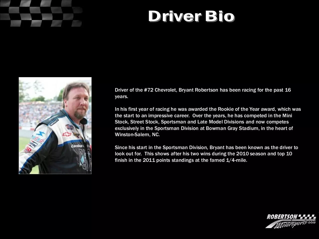 Page 2 of 11, B Robertson 2012 Marketing Proposal