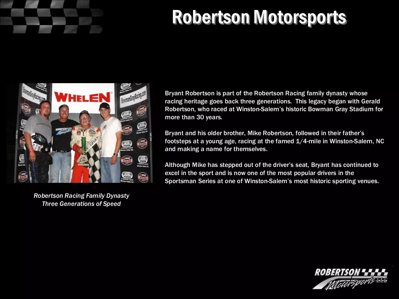 Page 4 of 11, B Robertson 2012 Marketing Proposal