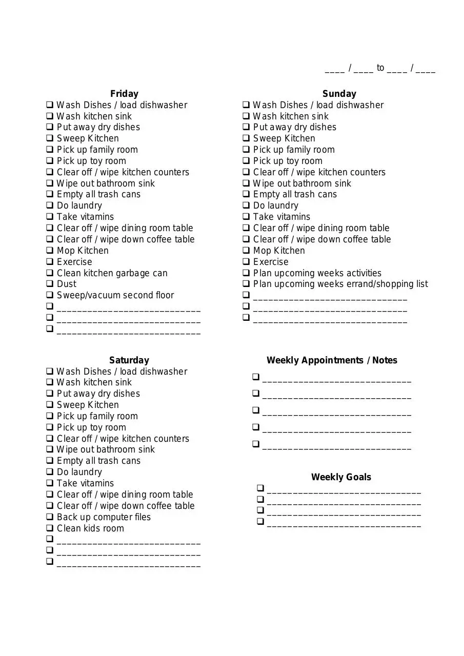 Page 3 of 120, chore chart