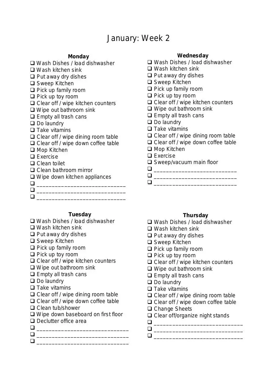Page 4 of 120, chore chart