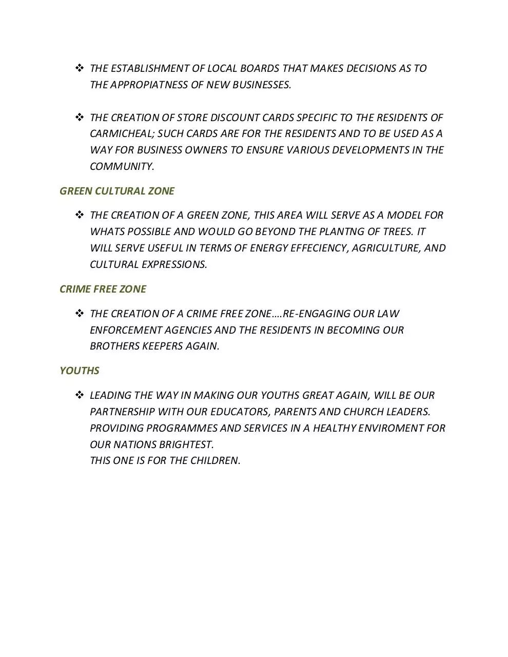 Page 5 of 5, CITY 2000 PLAN