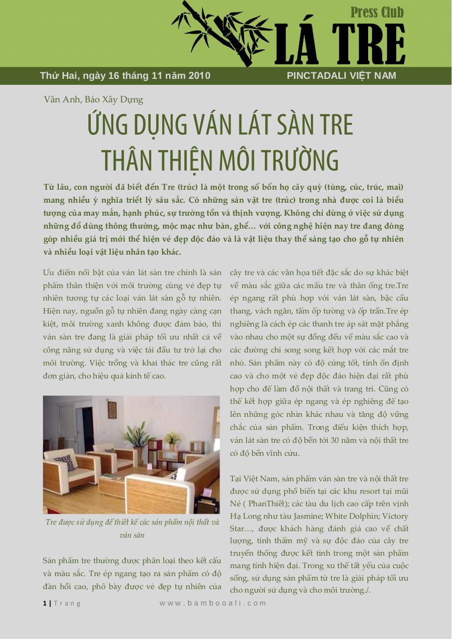 Document preview 20101116. Ung dung van lat san tre than thien moi truong.pdf - page 1/1