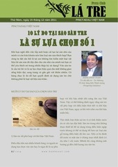 Page 1, 20111215. 10 ly do tai sao san tre